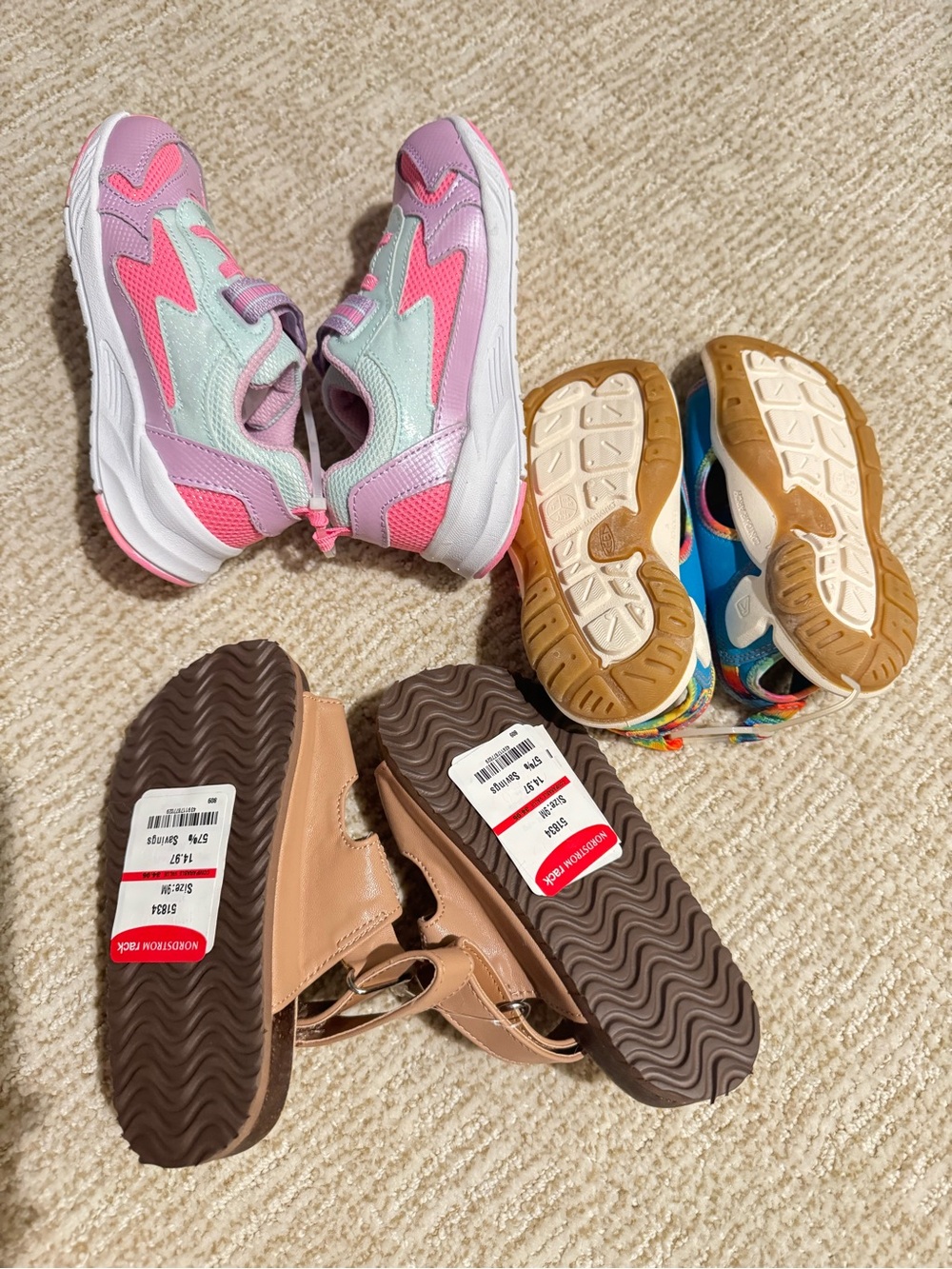 Kids shoes bundle-3paris: brand as keen ,stride rite ,open edit great value - Picture 2 of 5